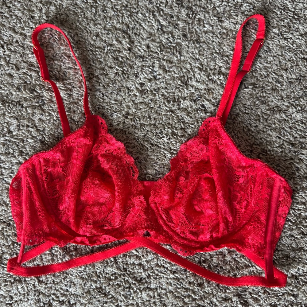 Bootaybag Lace Red Bralette